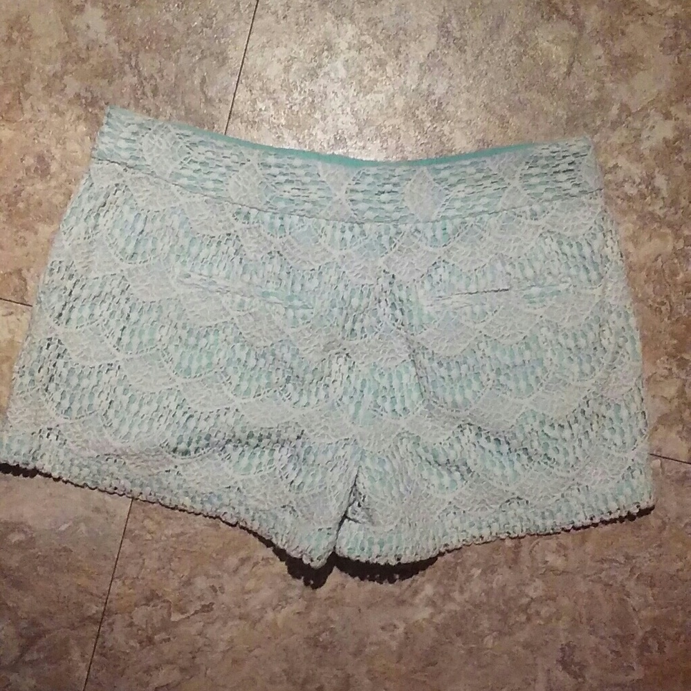 Ann Taylor Loft crochet shorts - Picture 2 of 4